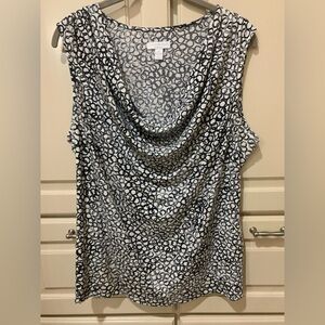 Plus size Charter Club sleeveless blouse